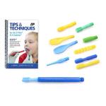 ARK's Z-Vibe Sensory Oral Motor Kit - Ultimate kit with Most Popular Tips, Exercise Book, and Storage case from ARK Therapeutic