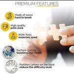 Puzzles for Adults ï¼Guitar Tree Landscape Wall Decorationï¼Wooden Puzzle Puzzles (500 Piece, Guitar Tree Landscape Wall Decoration) by Wobehsk