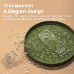 EUDEMON 2 Pack Childproof Refrigerator Lock, Baby Safety French Fridge Door Lock, Freezer Lock, Invisible Cabinet Cupboard Lock for Toddlers, Easy to Install, no Tools Need or Drill (Transparent) from Ningbo Eudemon Child Protective Equipment Co., Ltd.