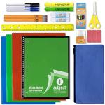 30 Piece School Supplies Kit for Elementary Kids â Back to School Essentials Bundle K-12 Supply Pack for Girls & Boys from A.D. Sutton & Sons