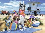 Ravensburger No Dogs on The Beach 100 Piece Jigsaw Puzzle for Kids â Every Piece is Unique, Pieces Fit Together Perfectly , Blue by Ravensburger
