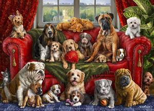 Vermont Christmas Company Love My Dogs Jigsaw Puzzle 1000 Piece from Vermont Christmas Company
