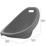 American Plastic Toysâ Kidsâ Scoop Rockers (Pack of 2), Red, Lounging Floor-Level Chairs, Reading, Gaming, Watching TV, Indoors, Outdoors, Stackable, Non-Toxic, BPA-Free Plastic, Easy Wipe Clean, 3+ by American Plastic Toys