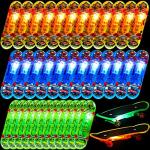 36 Pieces Light up Mini Finger Skateboards LED Fingerboard Creative Fingertips Movement Party Favors Novelty Creative Toys Finger Skater Party Supplies Props Decoration Glow in the Dark Party Supplies from Sosation