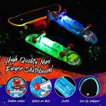 36 Pieces Light up Mini Finger Skateboards LED Fingerboard Creative Fingertips Movement Party Favors Novelty Creative Toys Finger Skater Party Supplies Props Decoration Glow in the Dark Party Supplies from Sosation