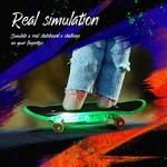 36 Pieces Light up Mini Finger Skateboards LED Fingerboard Creative Fingertips Movement Party Favors Novelty Creative Toys Finger Skater Party Supplies Props Decoration Glow in the Dark Party Supplies from Sosation
