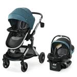 Graco Modes Nest Travel System | Includes Baby Stroller with Height Adjustable Reversible Seat, Bassinet Mode, Lightweight Aluminum Frame and SnugRideÂ® 35 Lite Elite Infant Car Seat, Bayfield by AmazonUs/GRAR9