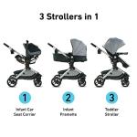 Graco Modes Nest Travel System | Includes Baby Stroller with Height Adjustable Reversible Seat, Bassinet Mode, Lightweight Aluminum Frame and SnugRideÂ® 35 Lite Elite Infant Car Seat, Bayfield by AmazonUs/GRAR9
