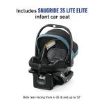 Graco Modes Nest Travel System | Includes Baby Stroller with Height Adjustable Reversible Seat, Bassinet Mode, Lightweight Aluminum Frame and SnugRideÂ® 35 Lite Elite Infant Car Seat, Bayfield by AmazonUs/GRAR9