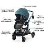 Graco Modes Nest Travel System | Includes Baby Stroller with Height Adjustable Reversible Seat, Bassinet Mode, Lightweight Aluminum Frame and SnugRideÂ® 35 Lite Elite Infant Car Seat, Bayfield by AmazonUs/GRAR9