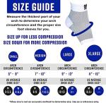 Bitly Plantar Fasciitis Socks for Women & Men - Best Foot & Ankle Compression Sleeve, Brace for Everyday Use - Provides Arch Support & Heel Pain Relief (Black, Large) by 