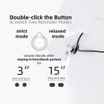 UPOSTURE-C (Onyx Black) | Iterated from UPOSTURE. A Cute Posture Trainer, Confidence Builder. Strapless, Standalone and Easy to Use. Coming with more options Now! from Hangzhou Zhixing Technology Co., Ltd.