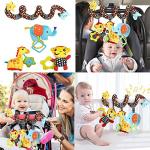 Hanging Toys for Car Seat Crib Mobile, willway Infant Baby Spiral Plush Toys for Crib Bed Stroller Car Seat Bar from yutuo