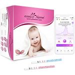 Ovulation Test Strips Powered by Premom Ovulation Predictor APP, FSA Eligible, 40 Ovulation Test and 10 Pregnancy Test Strips, 40LH +10HCG from Easy Healthcare Corporation