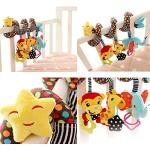 Hanging Toys for Car Seat Crib Mobile, willway Infant Baby Spiral Plush Toys for Crib Bed Stroller Car Seat Bar from yutuo