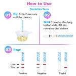 Ovulation Test Strips Powered by Premom Ovulation Predictor APP, FSA Eligible, 40 Ovulation Test and 10 Pregnancy Test Strips, 40LH +10HCG from Easy Healthcare Corporation