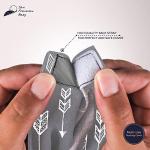 Cotton Nursing Cover - Large Breastfeeding Cover with Built-in Burp Cloth & Pocket - Soft, Breathable, Chemical-Free, 360Â° Coverage, Gray Nursing Cover for Breastfeeding by San Francisco Baby by San Francisco Baby