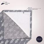 Cotton Nursing Cover - Large Breastfeeding Cover with Built-in Burp Cloth & Pocket - Soft, Breathable, Chemical-Free, 360Â° Coverage, Gray Nursing Cover for Breastfeeding by San Francisco Baby by San Francisco Baby