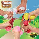 YoYa Toys Farm Beadeez Squishy Stress Relief Balls (6 Pack) - Squeezing Fidget Animal Shaped Toys With Water Beads For Kids and Adults - Sensory Toys for Autistic Children, ADHD, Anxiety, Party Favors from YoYa Toys