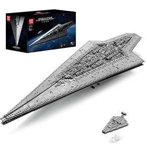 Mould King 13134 Super Star Destroyer Model Ship, Executor Star Dreadnought Building Toy, 7588+Pcs Collectible Build Toy Model Gifts, Build and Play Awesome Toy Building Kit for 8-12 Boys Collection from Mould King
