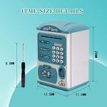 Piggy Bank for Boys,Electronic ATM Piggy Bank Money Bank Money Saving Box with Password&Fingerprint Auto Scroll Music Function Gifts for Girls Boys Children(Blue)â¦ by Yufanya