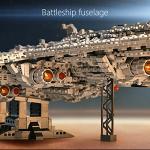 Mould King 13134 Super Star Destroyer Model Ship, Executor Star Dreadnought Building Toy, 7588+Pcs Collectible Build Toy Model Gifts, Build and Play Awesome Toy Building Kit for 8-12 Boys Collection from Mould King