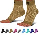SB SOX Plantar Fasciitis Compression Socks for Women & Men (1 Pair) - BEST Ankle Socks for Plantar Fasciitis Relief, Arch Support, and Foot/Heel Pain for Everyday Use (Nude, Medium) from SB SOX