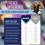 SB SOX Plantar Fasciitis Compression Socks for Women & Men (1 Pair) - BEST Ankle Socks for Plantar Fasciitis Relief, Arch Support, and Foot/Heel Pain for Everyday Use (Nude, Medium) from SB SOX