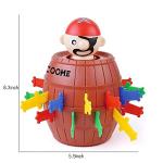 TCOOME Pirate Barrel Toys Can Pop Up ,Funny &Novelty Bucket Toy for Kids,Adults Random&Decompression Puzzle Game for Party ,Tricky Spoof Game Lottery Toys for Home Game by TCOOME CO.,LTD