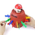 TCOOME Pirate Barrel Toys Can Pop Up ,Funny &Novelty Bucket Toy for Kids,Adults Random&Decompression Puzzle Game for Party ,Tricky Spoof Game Lottery Toys for Home Game by TCOOME CO.,LTD
