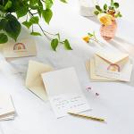 Hallmark Pack of Baby Shower Thank You Cards, Watercolor Rainbow (40 Cards and Envelopes) from Hallmark Marketing Company, LLC (Office)