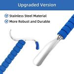 Metal Shoe Horn & Dressing Stick - Sock Remover Tool Independent Living Aids for Elderly Disabled Men Women from Fanwer