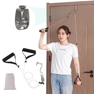 Fanwer Shoulder Pulley, Over The Door Exercise Pulley for Rotator Cuff Recovery, Arm Rehabilitation Over Head Pulley System, Increase Mobility â Flexibility Stretching â Range of Motionâ¦ from Fanwer