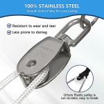 Fanwer Shoulder Pulley, Over The Door Exercise Pulley for Rotator Cuff Recovery, Arm Rehabilitation Over Head Pulley System, Increase Mobility â Flexibility Stretching â Range of Motionâ¦ from Fanwer