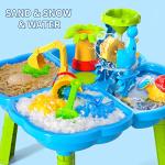 Bennol Kids Sand Water Table Toys for Toddlers, 4 in 1 Outdoor Sand and Water Play Table Beach Toys for Kids Boys Girls, Water Activity Tables Summer Toys for Outside Backyard for Toddlers Age 3-5 from Bennol