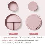 Baby Led Weaning Supplies - CSFICTS Baby Feeding Set - Silicone Suction Bowls, Divided Plates, Straw Sippy Cup - Toddler Self Feeding Eating Utensils Dishes Set with Bibs, Spoons, Fork - 6 Months from Shenzhen Ruidasen Technology Co., Ltd.