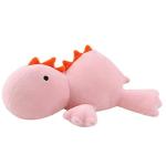 3.5 lbs Weighted Dinosaur Plush, Dino Weighted Plush Animal Stuffed Stress Relief Throw Pillow(Pink Dino 24" 3.5 lbs) from Feipeng
