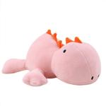 3.5 lbs Weighted Dinosaur Plush, Dino Weighted Plush Animal Stuffed Stress Relief Throw Pillow(Pink Dino 24" 3.5 lbs) from Feipeng