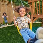 KidKraft Jungle Journey Wooden Outdoor Swing Set/Playset with Swings, Slide, Rock Wall and Observation Deck from KidKraft