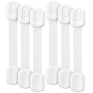 Bates- Child Safety Strap Locks, 6 Pack, Child Proof Cabinet Latches, Child Safety Cabinet Locks, Drawer Locks Baby Proofing, Baby Cabinet Safety Latches, Baby Proof Cabinet Locks from Bates Choice Pro