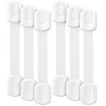 Bates- Child Safety Strap Locks, 6 Pack, Child Proof Cabinet Latches, Child Safety Cabinet Locks, Drawer Locks Baby Proofing, Baby Cabinet Safety Latches, Baby Proof Cabinet Locks from Bates Choice Pro