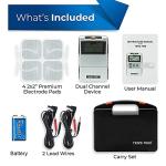 TENS 7000 Digital TENS Unit With Accessories - TENS Unit Muscle Stimulator For Back Pain, General Pain Relief, Neck Pain, Muscle Pain by Roscoe Medical
