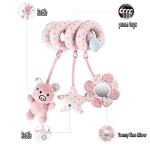 AIyMltd Spiral Toys for pram,Spiral Activity Hanging Toys Car Seat Toys Baby Spiral Toy,with Ringing Bell Soft Cuddly Toy,Suitable for All Babies by AIyMltd