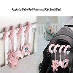 AIyMltd Spiral Toys for pram,Spiral Activity Hanging Toys Car Seat Toys Baby Spiral Toy,with Ringing Bell Soft Cuddly Toy,Suitable for All Babies by AIyMltd