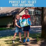 Hyponix Ninja Warrior Obstacle Course for Kids up to 880 Lbs - 50 ft - 9 Durable Obstacles & Weatherproof | Obstacles Designed for Kids | Easily Setup on Trees or Posts | Ninja Course for Kids Outside from Hyponix Sporting