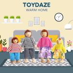 Dollhouse Furniture Wooden Dollhouse Furniture Set Includes 5 Room Kit and Dollhouse Dolls Set for Dollhouse Furniture 1 12 Scale Pretend Play Kids Toy from Toydaze
