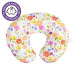 Boppy Original Nursing Support, Multicolor Spring Flowers, Ergonomic Breastfeeding, Bottle Feeding, and Bonding, Firm Hypoallergenic Fill, Removable Cover, Machine Washable, FKA Boppy Nursing Pillow by Boppy