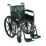 Drive Medical SSP220DFA-EF Silver Sport 2 Wheelchair by Drive Medical