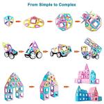 MAGBLOCK Magnetic Building Blocks STEM Educational Toys Tiles Set for Boys & Girls Magnet Stacking Block Sets for Kid's Basic Skills Learning & Development Toys-Great Gifts 103PCS by Maige