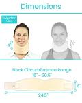 Vive Neck Brace - Foam Cervical Collar - Vertebrae Whiplash Wrap Aligns and Stabilizes Spine - Adjustable Spinal Support Can Be Used While Sleeping and Relieves Pain, Pressure from Vive Health
